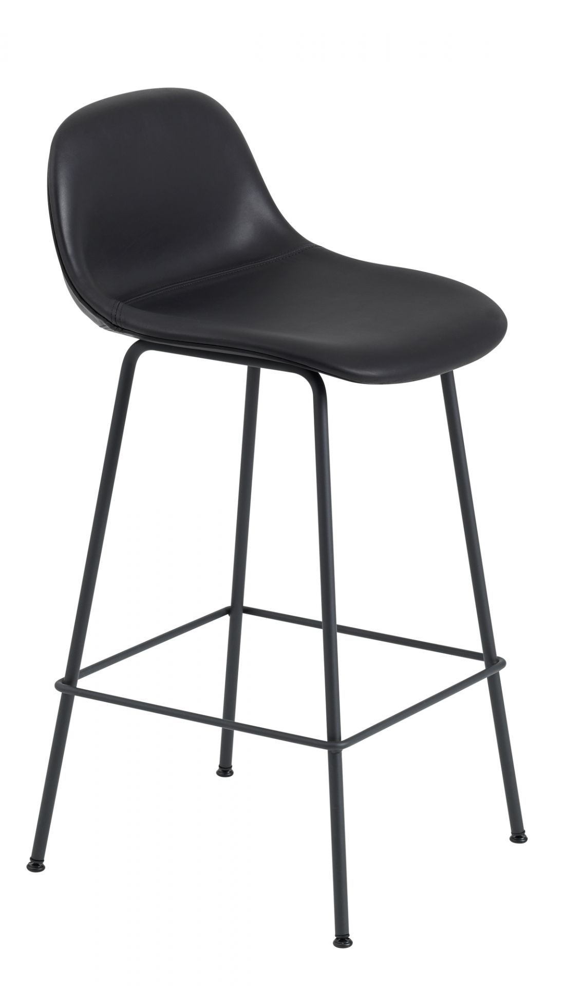 Fiber Counter Stool avec dossier Tabouret de bar H 65 cm Muuto